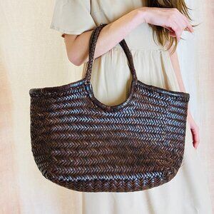 Dragon Diffusion Nantucket Big Dark Brown shopping bag